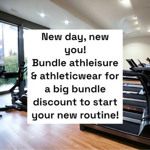 Athleticwear athleisure and workout clothing sale!